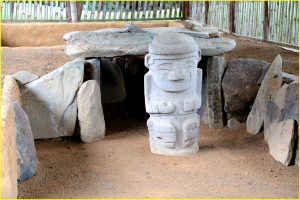 Tomb entrance, San Agustin