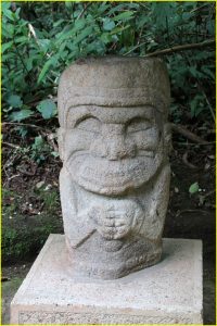Statue in San Agustin archeological park