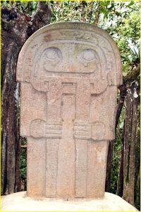 Statue in San Agustin archeological park