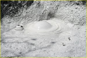 Boiling mud pools (Las Pailas) in Rincon de la Vieja National Park