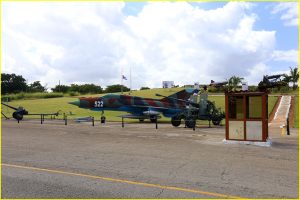 Showing off military hardware from mid - XX Century