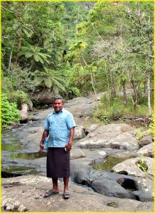 Polynesian majority adopted some Indian customs, like wearing lungi