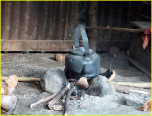 "Kitchen" in Yalobi village, Waya island, Yasawa archipelago, Fiji