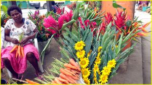 At a market in Port Villa, Vanuatu