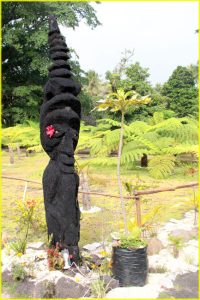 At the entrance to Yasur volcano, Tanna island, Vanuatu