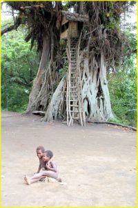 In Lowinio "kustom" village (Yakel tribe), Tanna island, Vanuatu