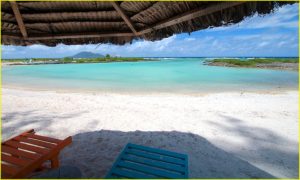 Beach at Paradise Resort, Efate island, Vanuatu