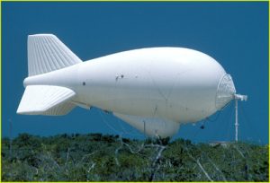 Radar observation system (and radio Marti) on a tethered baloon, Cudjoe Key