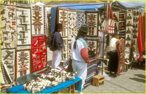 Indian market in Otavalo (Saquisili)