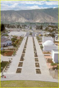 Alley of the Famous Physicists, Mitad del Mundo (on the Equator), near Quito, Ecuador