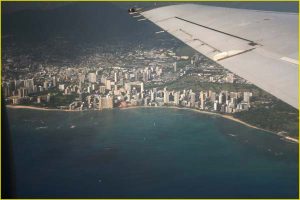 Bird's eye view of Waikiki
