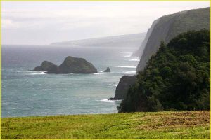 Coast near Pollolu Valley, Big Island