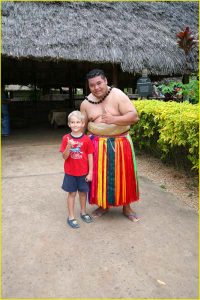 In Polynesian Cultural Center, Oahu