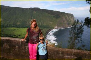At Waipio Valley Lookout
