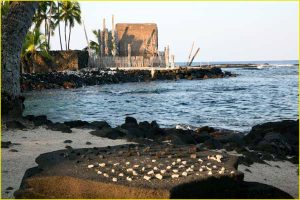 In the Puuhonua o Honaunau National Historical Park, The Big Island