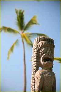 In the Puuhonua o Honaunau National Historical Park, The Big Island