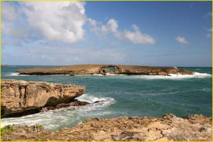 Sea Arch at Laie Point, East coast of Oahu