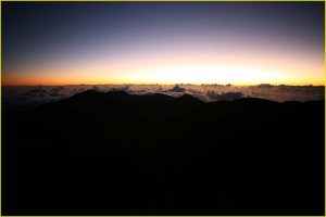 Sunrise over Haleakala National Park, Maui