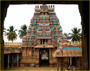 Sri Ranganathaswamy Temple in Srirangam near Trichy (Tiruchirappalli) - one of 21 gopurams