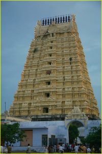 Gopuram at Sri Ekambaranathar Temple, Knchipuram, Tamil Nadu