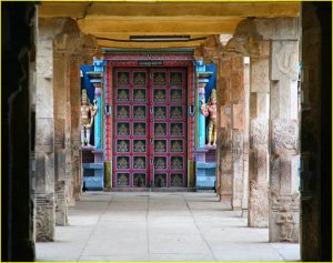In Sri Ranganathaswamy Temple in Srirangam near Trichy (Tiruchirappalli), Tamil Nadu