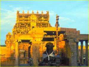 Nandi (bull) at Brihadishvara Temple, Thanjavur, Tamil Nadu