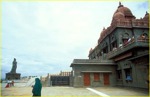 Vivekananda Memorial and Statue of Thiruvalluvar, Kanyakumari (Cape Comorin), Tamil Nadu