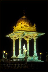 Statue of Maharaja Chamarajendar Woodeyar, Mysore, Karnataka