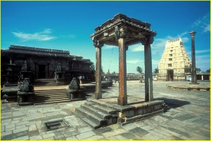 Entrance gopuram at Channekeshava Temple, Belur, Karnataka