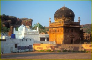Mogul and hindu structures, Badami, Karnataka