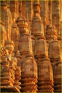 Detail of Kandaria Mahadev Temple, Khajuraho, Madhya Pradesh