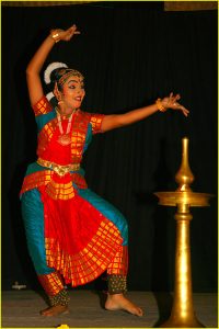 Folk dancer from Tamil Nadu