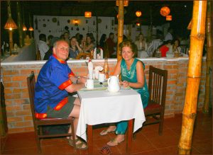 Special "tea" (beer!) in unlicensed restaurant in Fort Kochi