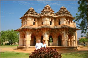 With Lotus Mahal in Hampe
