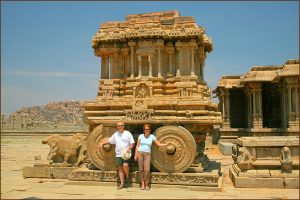 Chariot in Vittala Temple in Hampe