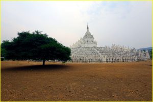 Hsinbyume Pagoda in Mingun near Mandalay, Myanmar