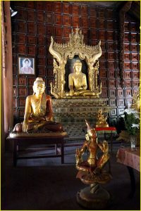 In Shwe In Bin Kyaung Monastery, Mandalay, Myanmar