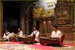 Traditional musicians in Siem Reap, Cambodia