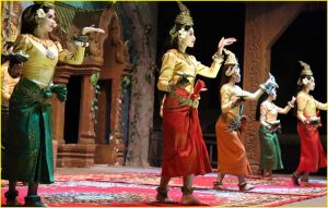 Traditional dancers in Siem Reap, Cambodia