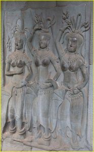 Apsaras, Angkor Wat, Cambodia