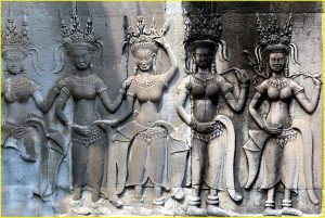 Apsaras, Angkor Wat, Cambodia