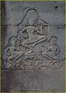 Apsaras, the Bayon, Cambodia
