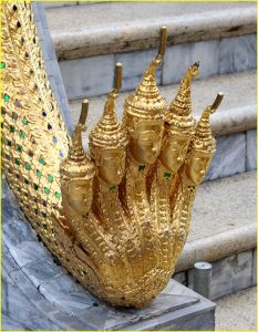 Intricate decorations in Wat Phra Kaew (Kaeo, or Emerald Buddha), Bangkok