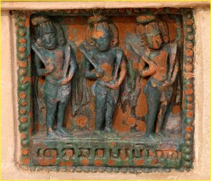 Terra-cotta tiles with scenes from Jatakas at Ananda Pahto Temple, Bagan, Myanmar