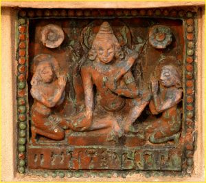 Terra-cotta tiles with scenes from Jatakas at Ananda Pahto Temple, Bagan, Myanmar