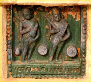 Terra-cotta tiles with scenes from Jatakas at Ananda Pahto Temple, Bagan, Myanmar