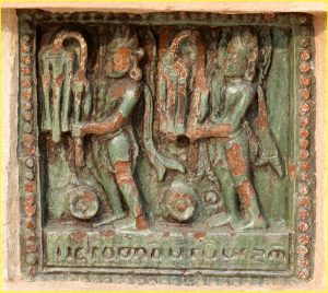 Terra-cotta tiles with scenes from Jatakas at Ananda Pahto Temple, Bagan, Myanmar