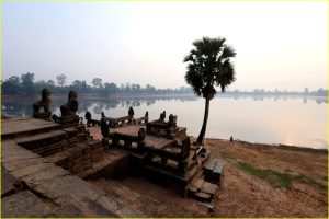 Sunrise at Srah Srang (Royal Bath), Angkor, Cambodia