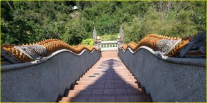 Staircase at Wat Than Pha Plong, Chiang Dao, Northern Thailand