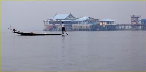 Intha people's floating villages on Inle Lake, Myanmar